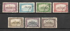 FIUME - Sc# 13 - 19 CTO/Used - All Signed Gebr Senf Leipzig - Lot 084223 - Picture 1 of 2
