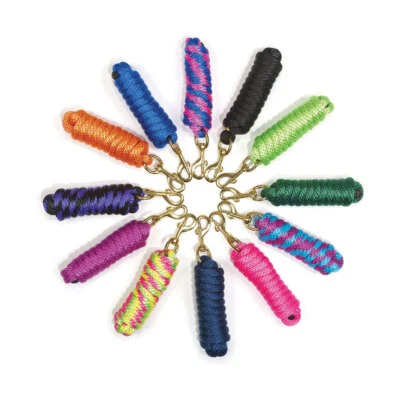 Hy Equestrian Pro Bleiseil mit Messing Triggerclip extra lang 2,7m alle Farben