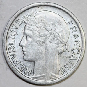 France  1941  Franc  Liberty  WW II Era-   Foreign Coin 23mm - Picture 1 of 2
