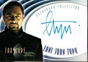 FARSCAPE STAFFEL ZWEI AUTOGRAMMKARTE A8 VON LANI JOHN TUPU ALS CAPTAIN CRAIS - Bild 1 von 1