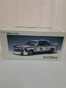 AUTOart 1/18 BMW 3.0 CSL SPA 1973 Winner Quester/Hezemans #10 87346 - Foto 1 di 6