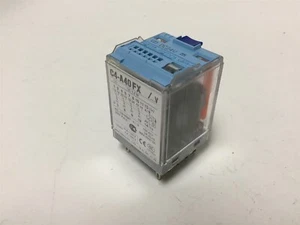 Releco C4-A40FX Relay, 4-Pole, Coil Voltage: 24VDC, Contact Rating: 120V 10A - Picture 1 of 6