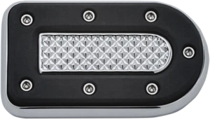 KURYAKYN 7037 BRAKE PEDAL PADS HEAVY INDUSTRIE CHROME HARLEY XG 500 STREET 2016 - Foto 1 di 1