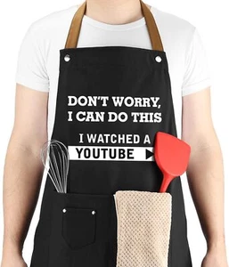 Funny Apron, Don't Worry I Can Do This I Watched a YouTube - Picture 1 of 9
