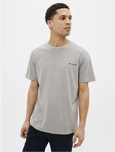 Neu mit Etikett! Columbia Omni Wick Lake Zell Herren T-Shirt T-Shirt grau Größe SM - Bild 1 von 6