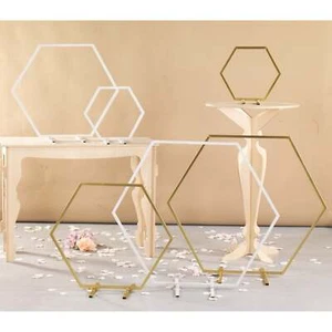 Vimin Box Estructura Hexagonal De Mesa D 40 CM Blanco - Imagen 1 de 1