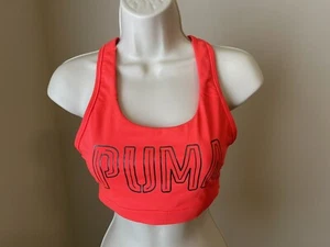 Sujetador deportivo cómodo cuello redondo naranja Puma para mujer talla L - Imagen 1 de 8