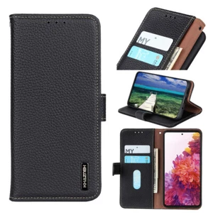 Modern Real Leather Wallet Case with Stand for Samsung Galaxy - Foto 1 di 18