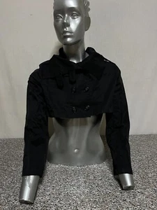 GIACCA PATRIZIA PEPE GIUBBOTTO CAPPOTTO PARKA DONNA WOMAN NERO BLACK NOIR - Foto 1 di 8