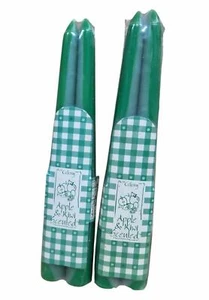 4 x Apple & Kiwi Scented Taper/Dinner Candles 20cm - Picture 1 of 1