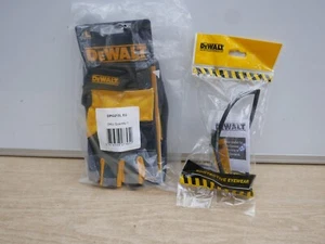 DeWALT FINGERLESS GLOVES DPG213L + REINFORCER CLEAR SAFETY GLASSES DPG58 1D - Picture 1 of 1