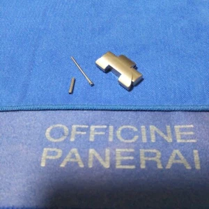 PANERAI Genuine 1 Link Men's Watch Band Bracelet Parts Satin Brushed SS 20mm - Picture 1 of 7