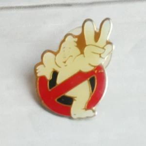 Ghost Busters 2 Logo Metall Emaille Pin 1989 Film Vintage 80er - Bild 1 von 5