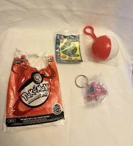 Pokemon NIDORINO Keychain Figure - 1999 Burger King Toy 54-13 - Picture 1 of 4