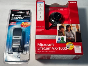 Microsoft LifeCam VX-1000 (NIB) + UniRoss Travel Charger - Priced to Sell! (19) - Picture 1 of 8