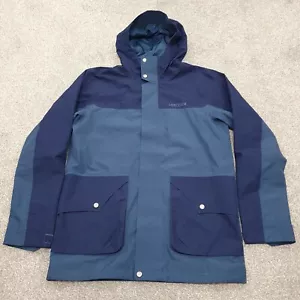 MARMOT GORE-TEX Wend Jacket Mens Navy Blue Medium Hooded Waterproof Medium M - Picture 1 of 21