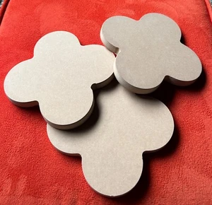 10 VIERFOLIEN MDF AUSSCHNITTE ONLAYS APPLIKATIONEN FÜR HOLZBEARBEITUNG DESIGN - Bild 1 von 4