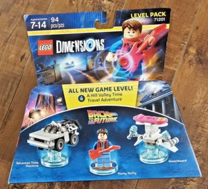 LEGO Dimensions Regreso al Futuro PAQUETE DE NIVELES 71201 Marty y Vehículos NUEVO/SELLADO - Imagen 1 de 5