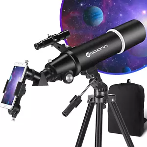 Telescopi per Adulti Astronomia, 80Mm Apertura 600Mm Rifrattore Telescopio per - Foto 1 di 9