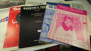 SHEET MUSIC LOT 10 1 PRICE OLD/ VINTAGE SHEET MUSIC SHOWS FILMS ETC - Picture 1 of 6