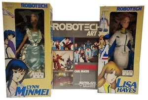 ROBOTECH : ROBOTECH ART 3 BOOK + LISA HAYES, LYNN MINMEI ACTION FIGURES (BY) - Picture 1 of 15