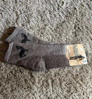 Винтажная пара ALPACA TREKKER вигвам носки Sz M унисекс женщин 6-10, мужчин 5-9,5 Y24 - Изображение 1 из 4