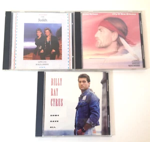 3 Vintage Country Music CD's The Judds, Willie Nelson, Billy Ray Cyrus - Picture 1 of 7