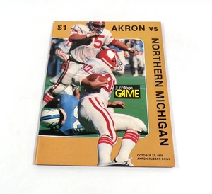 Programma calcio 1979 Northern Michigan at Akron College 27-10-79 - Foto 1 di 2
