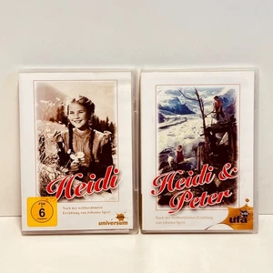 DVD - Heidi + Heidi & Peter - Teil 1 & Teil 2 - GUT - Bild 1 von 10