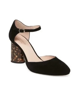 Kate Spade New York Serene Schildpatt Blockabsatz Knöchelriemen D’Orsay schwarz Pump 10 - Bild 1 von 13