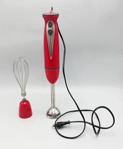 Studio ST2010 Stabmixer Handmixer Pürierstab Schneebesen Rot 350 W Küchenhelfer - Bild 1 von 10