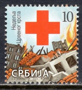 1985 - SERBIA 2023 - Surcharge Stamp - Red Cross - MNH - Picture 1 of 2