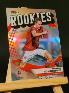 Andreas Schjelderup RC Refractor Rookies Topps Finest 2023 Benfica - Bild 1 von 2