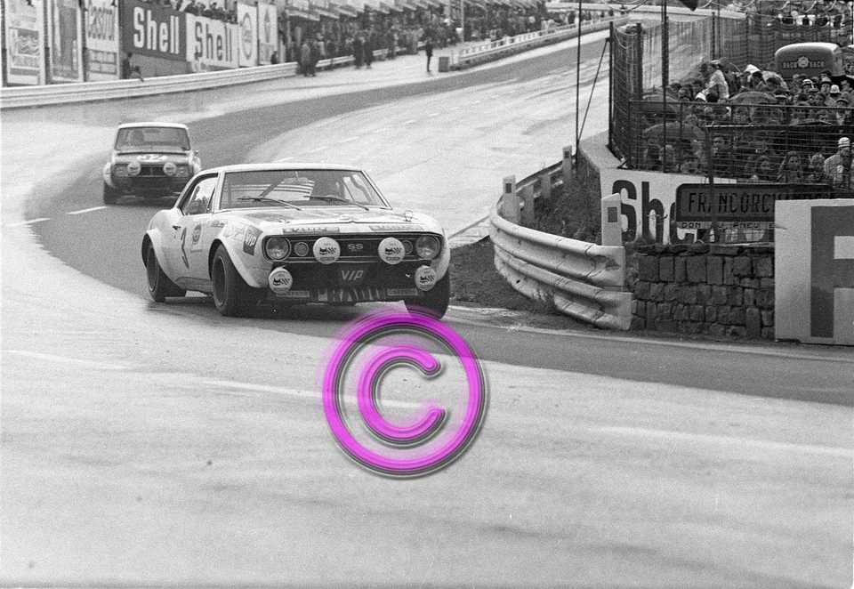 Racing Original 35mm Negative F1 Stalpaert/Byttebier - Camaro SS 1970 Spa 24 H — 第 1/1 张图片