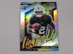 2025 Panini Mosaic Light It Up Silver Prizm #13 Ashton Jeanty Rookie RC - Picture 1 of 2