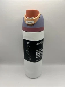 Owala FreeSip Stainless Steel Bottle 24fl oz Color: Sleek White - Picture 1 of 4