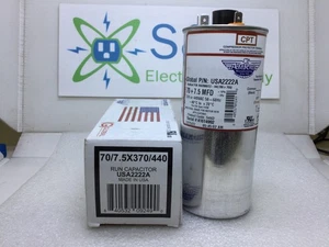 Amrad USA2222A 70+7.5MFD +10%/-5% 370/440V 50/60Hz 70c/-40c Capacitor w/ CPT - Picture 1 of 5
