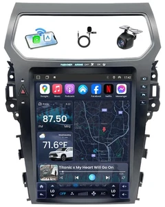 12,1" Tesla Style Big Screen 8+128G Carplay Stereo für 2011-2019 Ford Explorer - Bild 1 von 9