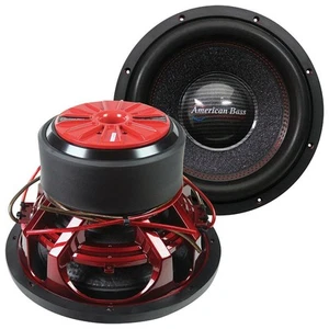 (2) AMERICAN BASS HAWK 12” SPL COMPETITION SUBWOOFERS SUBS DUAL 4-OHM (1 PAIR) - Picture 1 of 4