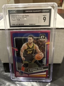 2023-24 Panini Donruss Optic - Stephen Curry #198 Holo Prizm CGC 9 - Picture 1 of 4