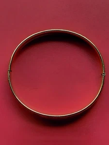 Vintage Marathon 12K Gold Filled Armband◾gestempelt Relief Design◾Druckverschluss - Bild 1 von 6