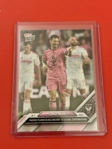 2024 Topps Now MLS #70 Lionel Messi Inter Miami CF - Picture 1 of 2
