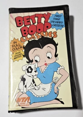 Betty Boop Cartoon Classics (VHS) 1984 First time on Video Cassette!  - Image 1 of 3