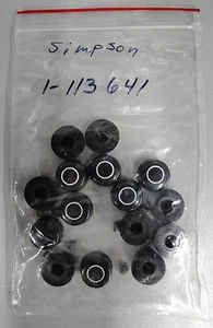 Simpson 1-113641 schwarz Knöpfe 15 Stück - Bild 1 von 1