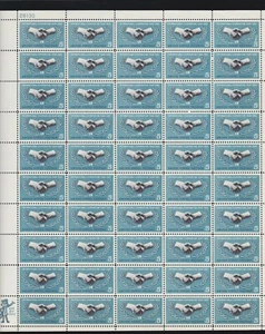 US 1266 5c International Cooperation Year 1965 Mint Stamp Sheet OG NH - Picture 1 of 2