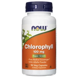 Now Foods Chlorophyll 100 mg, 90 Kapseln - Bild 1 von 5