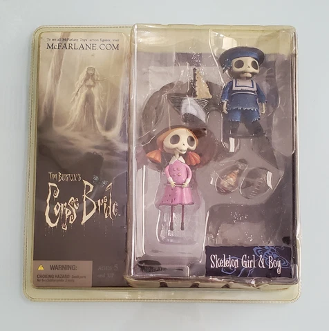 TIM BURTON'S CORPSE BRIDE SKELETON BOY & GIRL ACTION FIGURE Cover