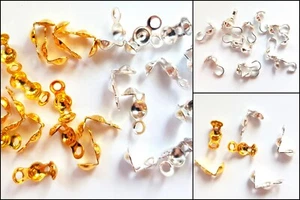 Fädelkalotten Klappkalotten Quetschkalotten 50/100 Stück SERAJOSY - Bild 1 von 3