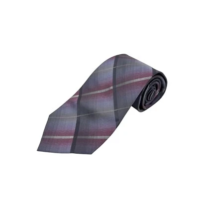 Kenneth Cole Reaction Men's Necktie Tie 100% Silk Purple Length 57" Width 3.5" - Image 1 of 4