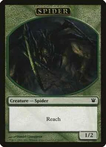 Spider Token Innistrad Light Play MTG Magic DNA GAMES - Picture 1 of 1